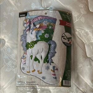 Bucilla Unicorn Felt Stocking Kit